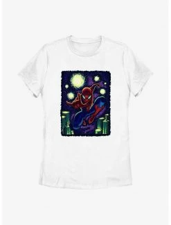 HER Marvel Spider-Man Starry New York Womens T-Shirt