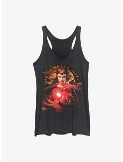 HER Marvel Doctor Strange In The Multiverse Of Madness The Scarlet Witch Dark Side Womens Tank Top